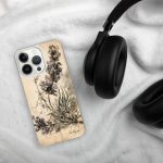 Lavender Branch iPhone Case | Nature Art - Image 91
