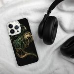 Dark Monstera Leaf iPhone Case | Nature Art - Image 91
