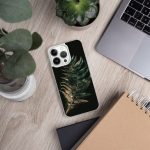 Dark Fern Frond iPhone Case | Nature Art - Image 92
