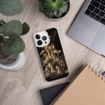 Dark Forest Mushroom Cluster iPhone Case | Nature Art - Image 92