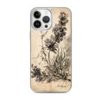 Lavender Branch iPhone Case | Nature Art - Image 18