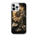 Dark Sunflower iPhone Case | Nature Art - Image 17