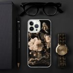 Dark Cherry Blossom iPhone Case | Nature Art - Image 87