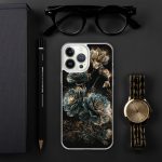 Dark Succulent Cluster iPhone Case | Nature Art - Image 87