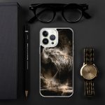 Dark Crane iPhone Case | Nature Art - Image 87