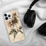 Peony Botanical iPhone Case | Nature Art - Image 115