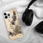Lavender Branch iPhone Case | Nature Art - Image 88