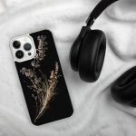 Dark Lavender Branch iPhone Case | Nature Art - Image 88