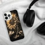Dark Sunflower iPhone Case | Nature Art - Image 88