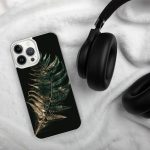 Dark Fern Frond iPhone Case | Nature Art - Image 88