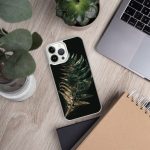 Dark Fern Frond iPhone Case | Nature Art - Image 89