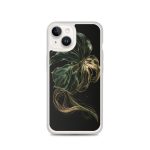 Dark Monstera Leaf iPhone Case | Nature Art - Image 29