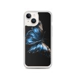 Dark Blue Morpho Butterfly iPhone Case | Nature Art - Image 29