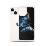 Dark Blue Morpho Butterfly iPhone Case | Nature Art - Image 30