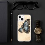 Blue Morpho Butterfly iPhone Case | Nature Art - Image 105