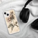 Peony Botanical iPhone Case | Nature Art - Image 133