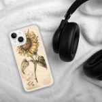 Sunflower Botanical iPhone Case | Nature Art - Image 106