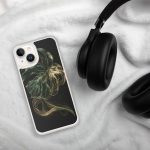 Dark Monstera Leaf iPhone Case | Nature Art - Image 106