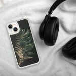 Dark Fern Frond iPhone Case | Nature Art - Image 106