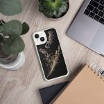 Dark Lavender Branch iPhone Case | Nature Art - Image 107