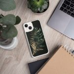 Dark Fern Frond iPhone Case | Nature Art - Image 107