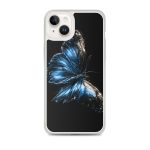 Dark Blue Morpho Butterfly iPhone Case | Nature Art - Image 23