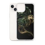 Dark Monstera Leaf iPhone Case | Nature Art - Image 24