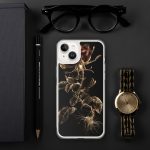 Dark Wild Rose iPhone Case | Nature Art - Image 96