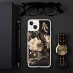 Dark Cherry Blossom iPhone Case | Nature Art - Image 96