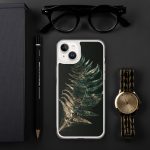 Dark Fern Frond iPhone Case | Nature Art - Image 96