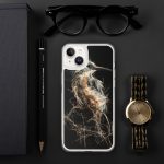 Dark Kingfisher iPhone Case | Nature Art - Image 96