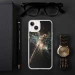 Dark Dragonfly iPhone Case | Nature Art - Image 96