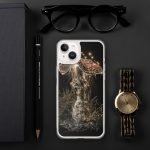 Dark Fly Agaric Mushroom iPhone Case | Nature Art - Image 96