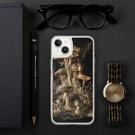 Dark Forest Mushroom Cluster iPhone Case | Nature Art - Image 96