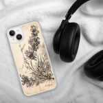 Lavender Branch iPhone Case | Nature Art - Image 97