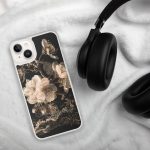 Dark Cherry Blossom iPhone Case | Nature Art - Image 97