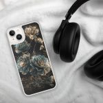 Dark Succulent Cluster iPhone Case | Nature Art - Image 97