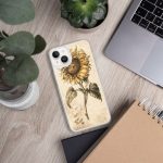 Sunflower Botanical iPhone Case | Nature Art - Image 98