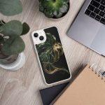 Dark Monstera Leaf iPhone Case | Nature Art - Image 98