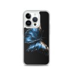 Dark Blue Morpho Butterfly iPhone Case | Nature Art - Image 27