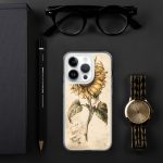 Sunflower Botanical iPhone Case | Nature Art - Image 102