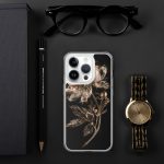 Dark Peony Botanical iPhone Case | Nature Art - Image 102