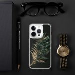Dark Fern Frond iPhone Case | Nature Art - Image 102