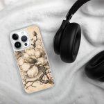 Magnolia Botanical iPhone Case | Nature Art - Image 103