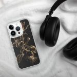 Dark Wild Rose iPhone Case | Nature Art - Image 103