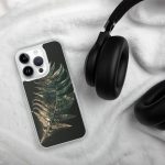 Dark Fern Frond iPhone Case | Nature Art - Image 103