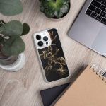 Dark Wild Rose iPhone Case | Nature Art - Image 104