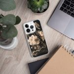 Dark Cherry Blossom iPhone Case | Nature Art - Image 104