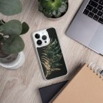Dark Fern Frond iPhone Case | Nature Art - Image 104