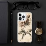 Peony Botanical iPhone Case | Nature Art - Image 126